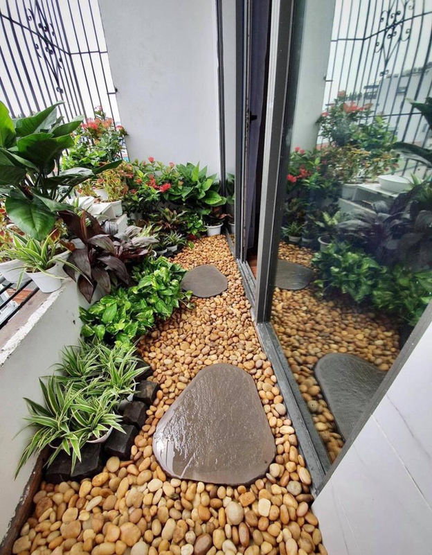 Ban công Bắc Âu thanh lịch và hiện đại