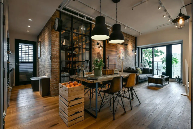 Cải tạo nhà cũ phong cách Industrial cá tính