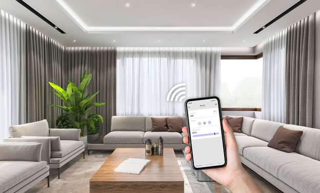 Hệ thống rèm tự động mang lại sự tiện nghi và trải nghiệm sống đẳng cấp.
