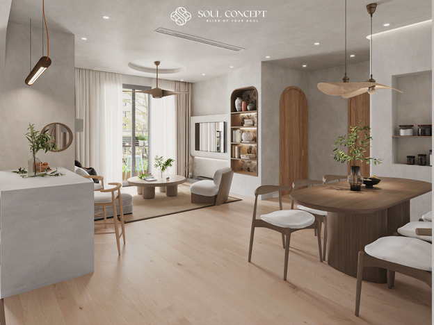 Nội thất đơn giản nhưng vô cùng tinh tế và tiện nghi