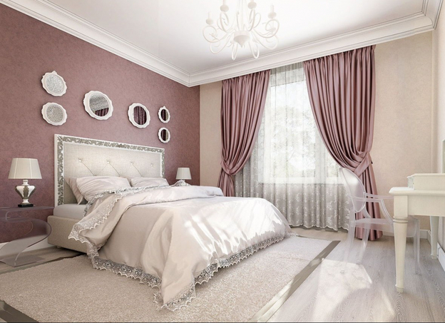 Sắc màu pastel ngọt ngào là điểm nhấn hoàn hảo cho phòng ngủ phong cách Vintage